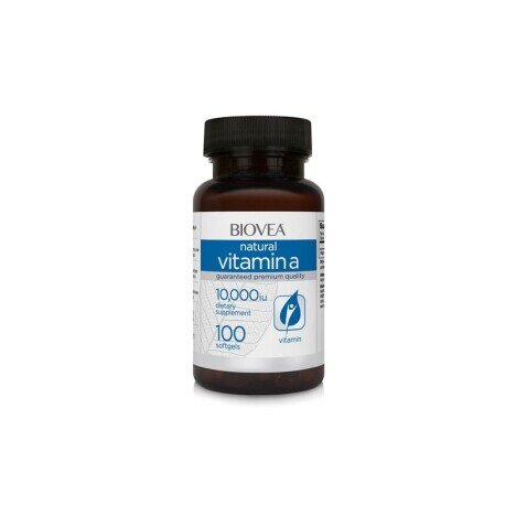 Biovea VITAMINA A - 10,000 IU, 100 Gelule